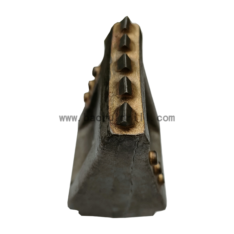 Фонд бурение бит плоские почвенные зубы Bauer BFZ 70/80 Плоские зубы с карбидом вольфрама